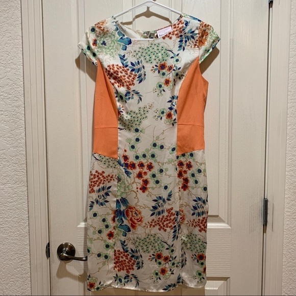 ROMEO & Juliet Couture Floral Liner Dress Small - Picture 1 of 8